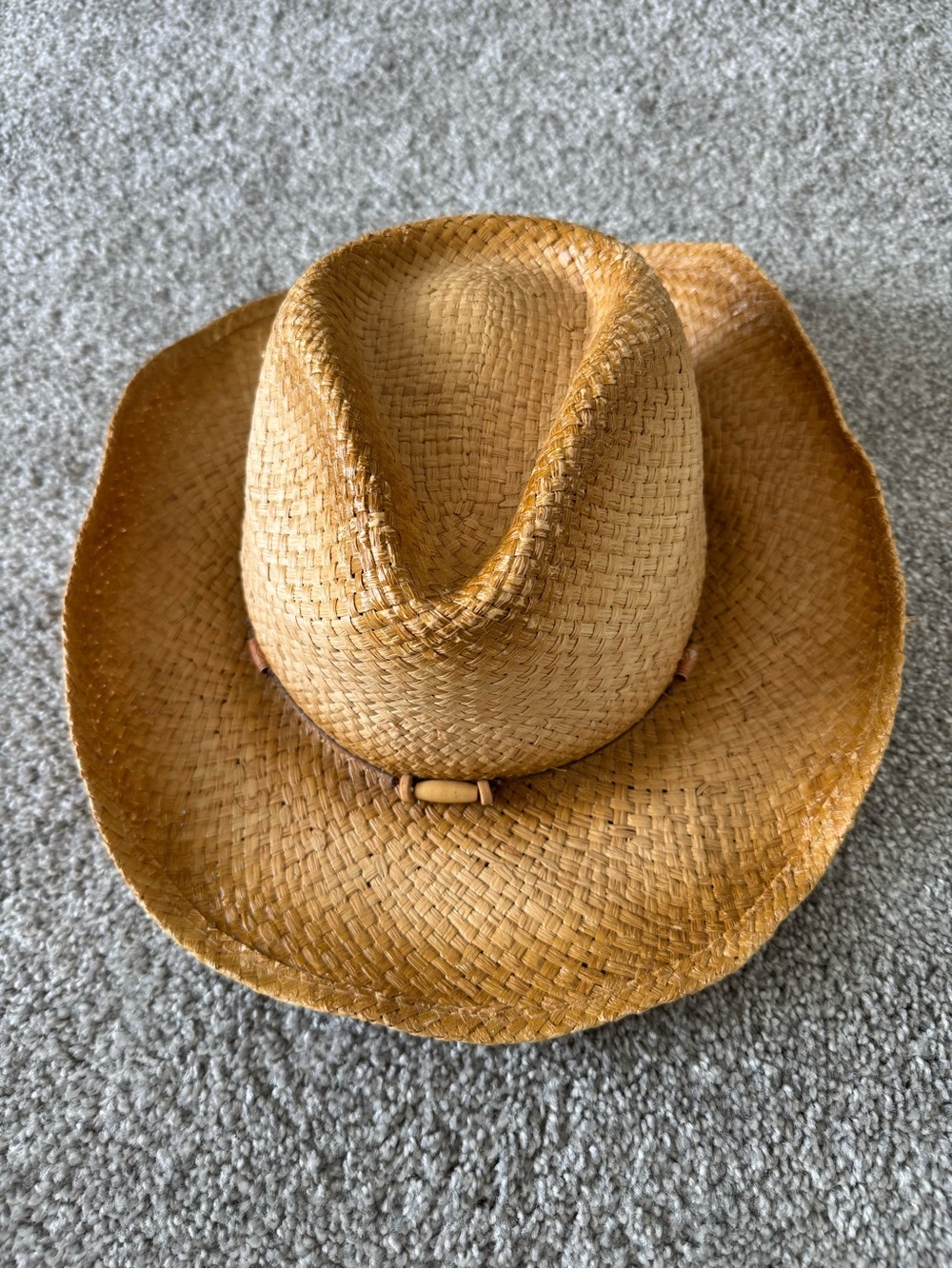 Men's Straw Cowboy Hat - Tan